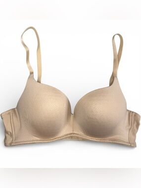 Wacoal Contour Lifting Wireless Bra Womens Size 34B Smoothing Tan Nude
